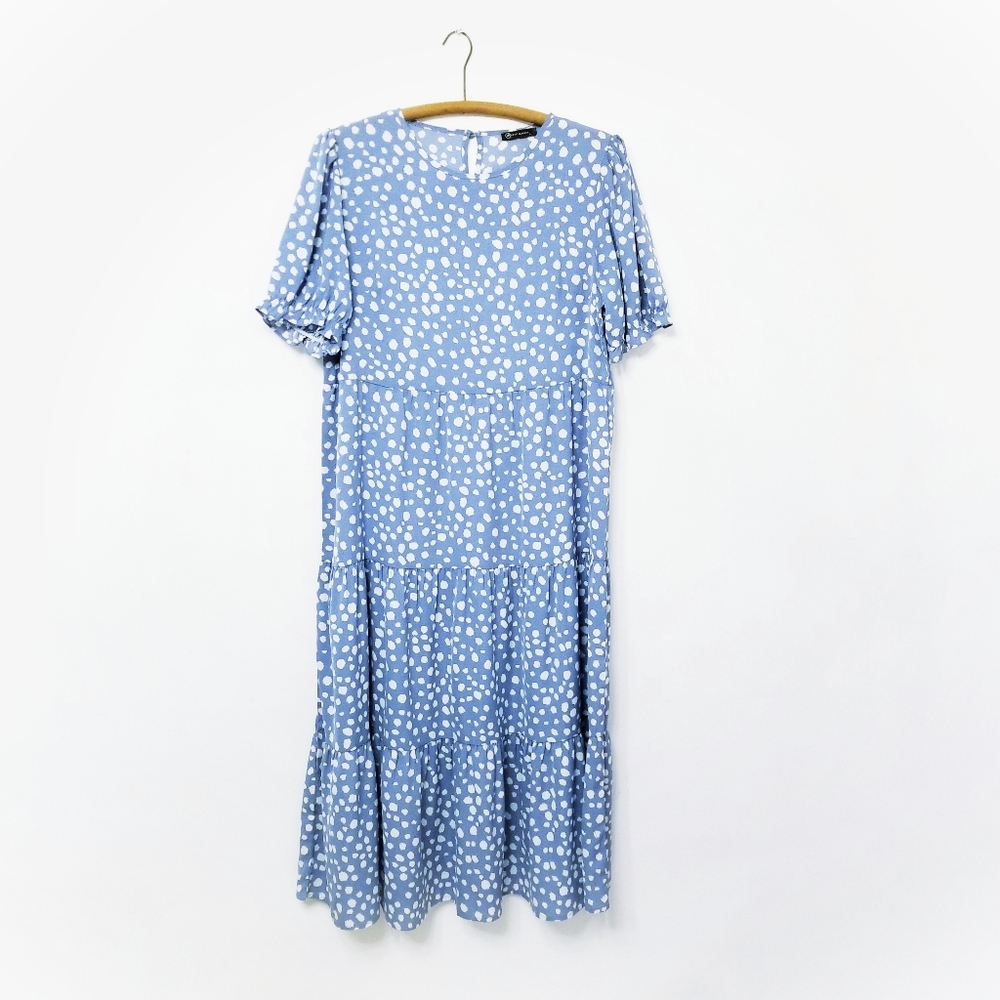 EUC Tiered Ruffle Maxi Dress